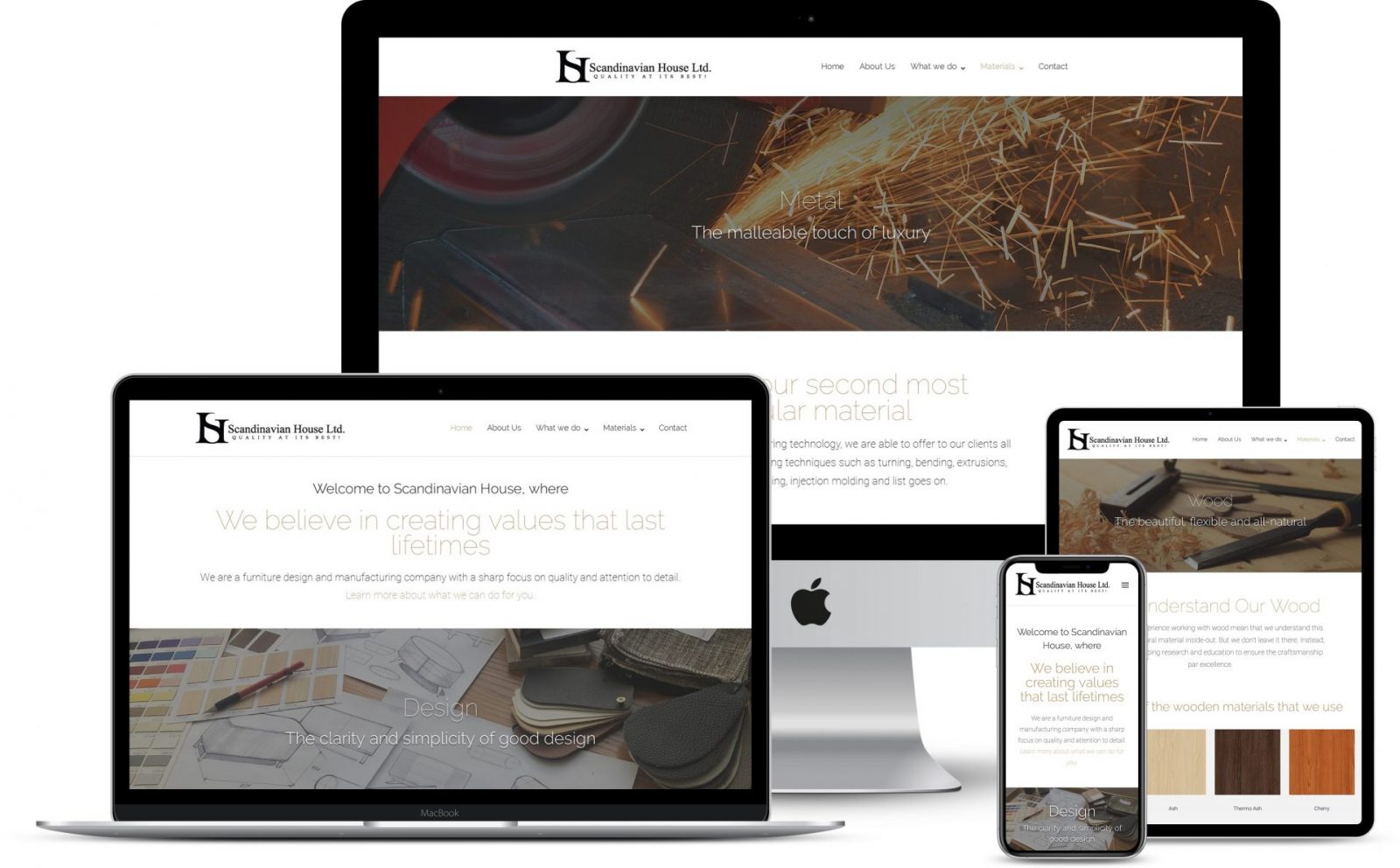 Scandinavian House Website Development Content Strategy Copywriting