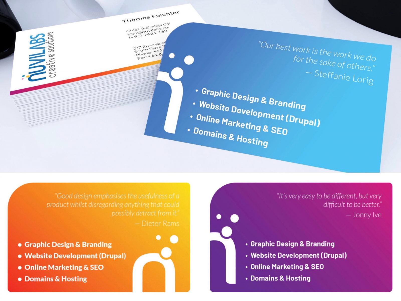 Business Cards Nuvilabs